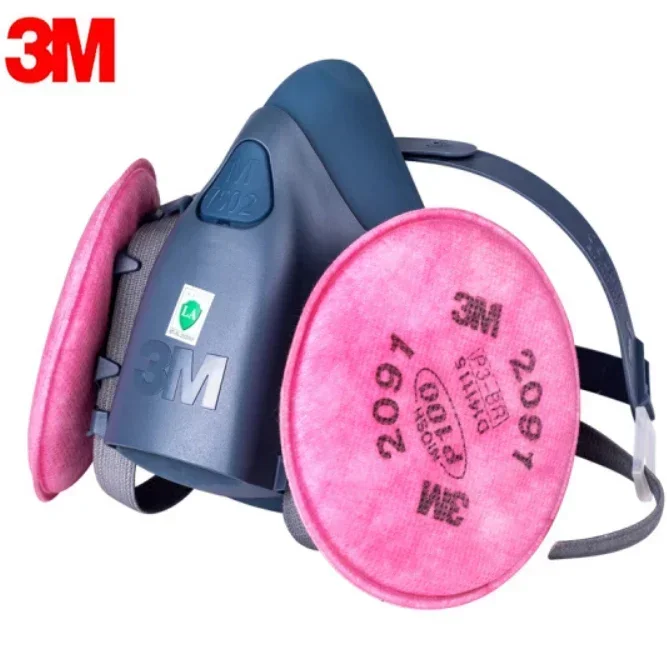 Dust Mask Construction - Masque respiratoire 3M 7502, masque de