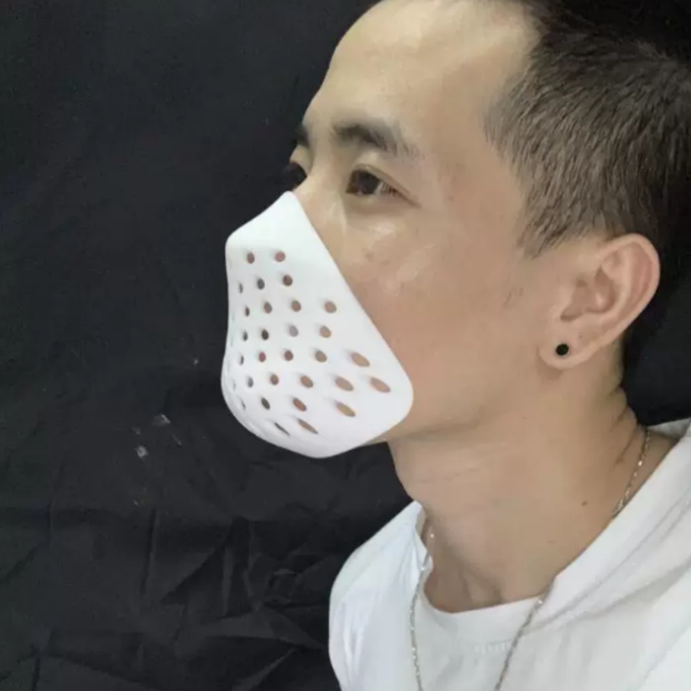 Masque demi-visage 3D en silic - Silicone Mask Bracket avis et prix